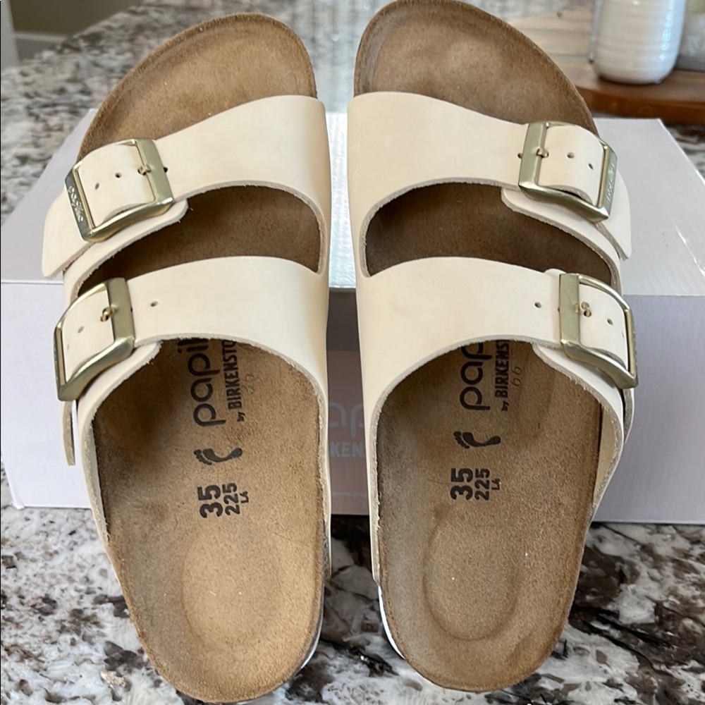 Birkenstock Papillio Off-White Sandals